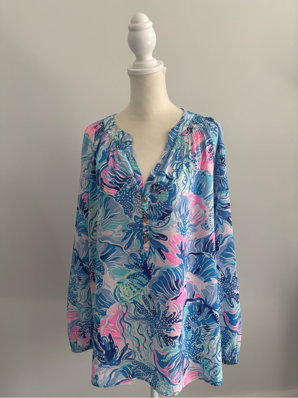 Lilly Pulitzer Tunic Style Blouse